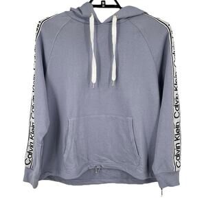 Calvin Klein Performance hooded sweatshirt purple tie activewear size 1X